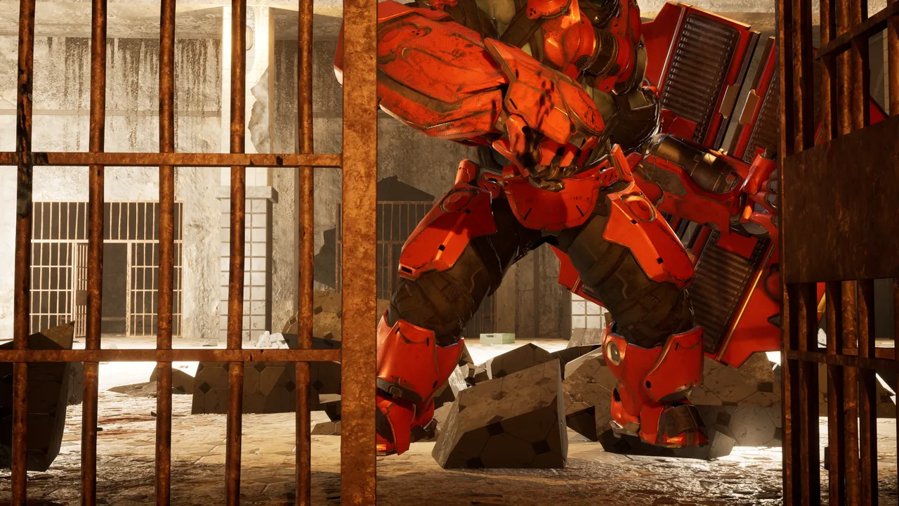 The Keeper, shown with his current armored development model.